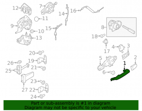 Cameră video spate Land Rover Range Rover Sport 14-19