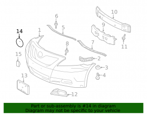 Эмблема передняя Toyota Camry v40 07-09