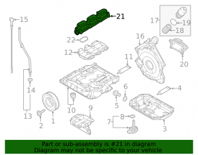 Коллектор впускной нижняя часть левый Audi A6 C7 16-18 3.0T