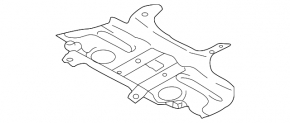 Защита рулевой рейки Subaru Forester 14-18 SJ 2.0