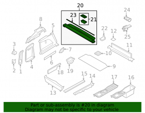 Шторка багажника BMW X5 F15 14-18 anthrazit