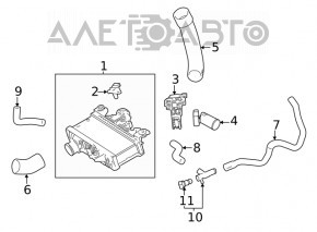 Map Sensor Lexus IS200t IS300 16-25