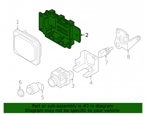 Кронштейн радар круиза Volkswagen ID.4 21-26
