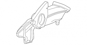 Воздухоприемник Chevrolet Malibu 16-18 1.5T, 1.8