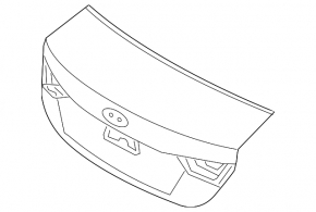 Крышка багажника Hyundai Accent 18-22