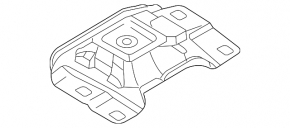 Подушка двигателя левая Mazda3 MPS 09-13