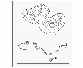 Rezervor de combustibil Ford Explorer 13-19
