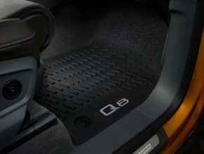 Комплект ковриков салона резина 2шт передние Audi Q8 19-26 черная