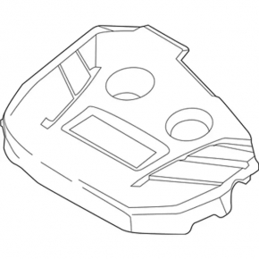 Накладка двигателя Lincoln MKC 15-16 тип 1
