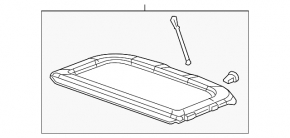 Полка багажника Buick Encore 13-22 черная