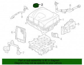 CONTROLLER ASSY-BCM Nissan Leaf 13-16