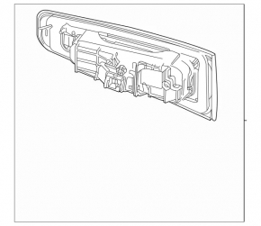 Фонарь внутренний дверь багажника левый Mercedes X167 GLS 450 580 20-23 LED
