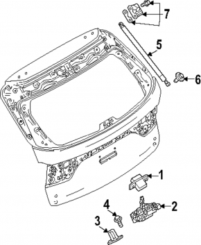 Замок двери багажника Mazda CX-90 24-26