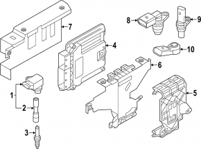 Блок ECU компьютер двигателя VW Jetta 11-18 USA 1.8T