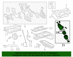 Корпус масляного фильтра Lexus IS250 06-13 2.5