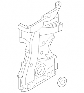 Передняя крышка двигателя Hyundai Santa FE Sport 13-16 2.4 G4KJ