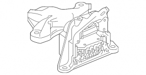 Подушка двигателя левая Honda Accord 18-22 1.5T