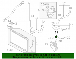 Крышка расширительного бачка охлаждения Mazda CX-5 19-25 2.5T