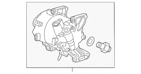 Compresor aer condiționat Honda Civic X FC 17-21