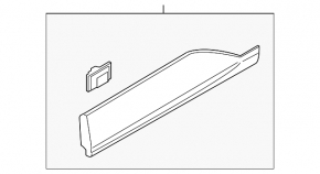 Ornamente ușă spate stânga inferioară Hyundai Venue 20-25