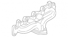 Коллектор выпускной Ford Escape MK3 13-16 1.6T