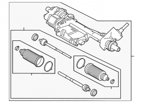 Рейка рулевая Ford Mustang mk6 15-17 электро