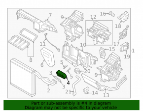 Клапан печки кондиционера Mazda CX-5 21-25 под HFO-1234YF