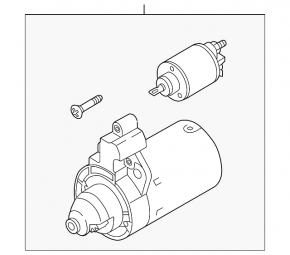 Стартер Audi A4 B8 08-16 2.0T
