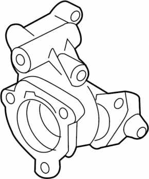Корпус помпы водяной Nissan Rogue 14-20