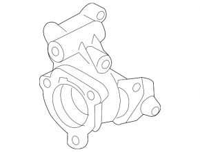 Корпус помпы водяной Nissan Rogue 14-20