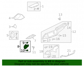 Panou frontal Torpedo cu AIRBAG Audi E-Tron 19-23 negru