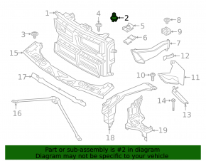 Bara capotă stânga pentru BMW X2 F39 18-23