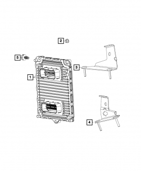 Блок ECU компьютер двигателя Dodge Challenger 11-17 3.6