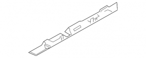 Планка подсветки номера двери багажника Subaru Outback 20-23