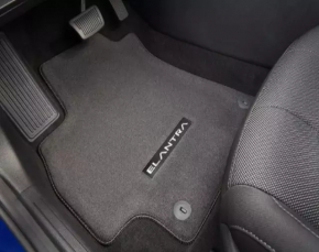 Комплект ковриков салона ткань Hyundai Elantra 21-23 серая