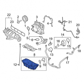 Поддон масляный Ford Escape MK3 13-19 1.6T