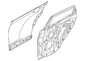 Ușă spate stângă nealterată Hyundai Kona 18-23