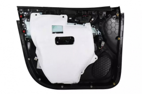 Обшивка двери карточка передняя правая Chevrolet Equinox 18-21 кожа черная