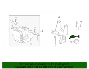 Yaw Rate Sensor Lexus ES350 07-12