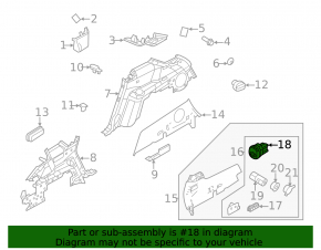 Кнопка закрытия двери багажника Ford Flex 09-19
