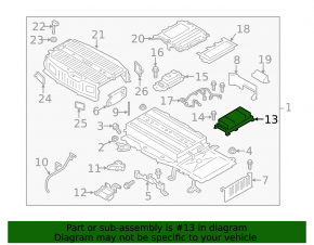 Battery Inverter Ford Fusion mk5 13-20 hybrid, plug-in, контакт с водой, рабочий