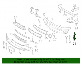 Deflector radiator stânga Mini Cooper R56 R58 11-15