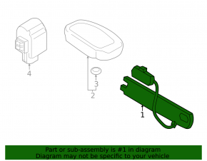 Антенна Keyless Kia Niro 23-26