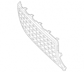 Решетка радиатора grill нижняя правая Mercedes A-class V177 19-22 сетка, AMG pkg