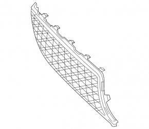Решетка радиатора grill нижняя правая Mercedes A-class V177 19-22 сетка, AMG pkg