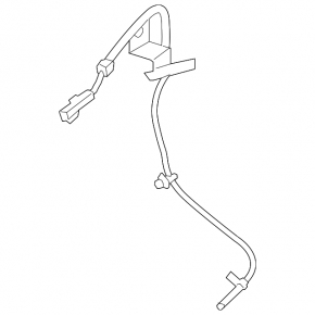 Senzor ABS dreapta față Ford Edge 15-19