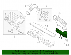 Admisie aer spate Audi A3 8V 16-18 e-tron