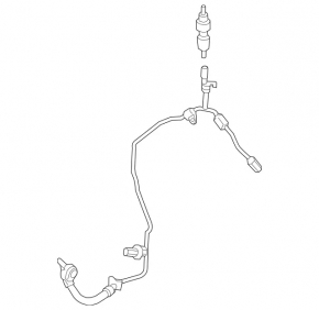 Conductă condensator-compresor aer condiționat Mercedes CLA 250 14-19