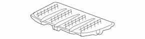 Накладка решетка капота левая Mercedes W164 ML