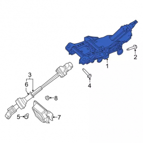 Coloană de direcție Ford Explorer 13-19